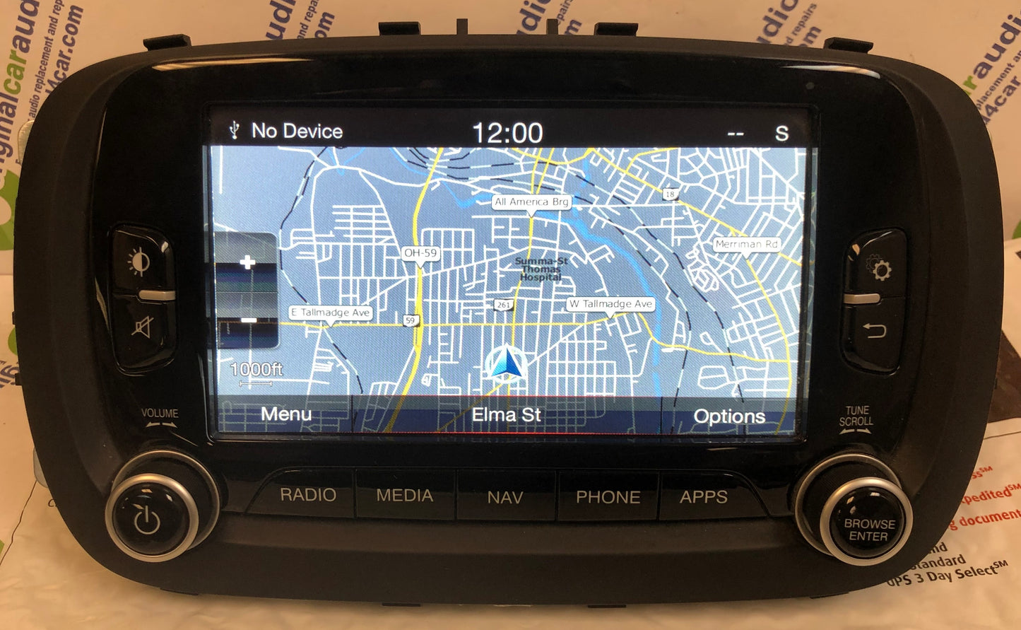 2016 - 2017 Fiat 500 OEM Navigation XM AM FM Radio Receiver VP4