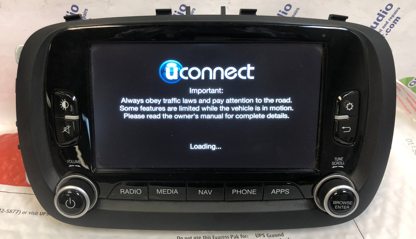 2016 - 2017 Fiat 500 OEM Navigation XM AM FM Radio Receiver VP4