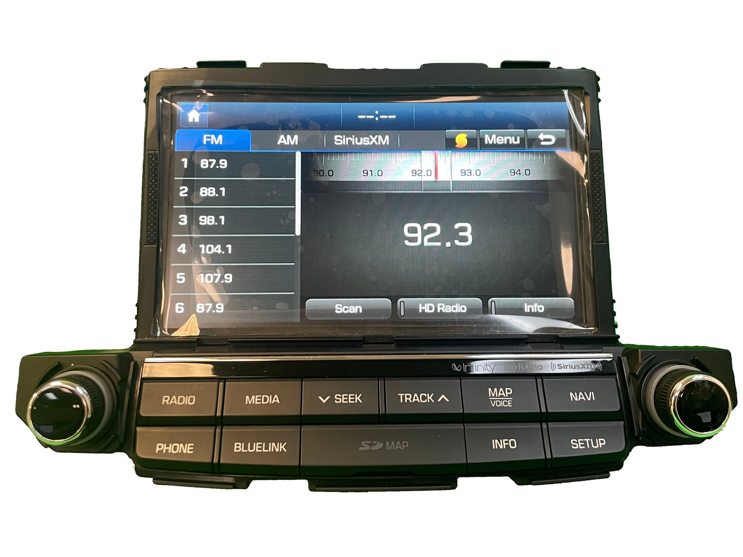 Refurbished 2016 - 2018 Hyundai Tucson OEM Infnity BlueLink Touch Screen Navigation GPS Radio Media Receiver
