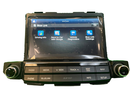 Refurbished 2016 - 2018 Hyundai Tucson OEM Infnity BlueLink Touch Screen Navigation GPS Radio Media Receiver