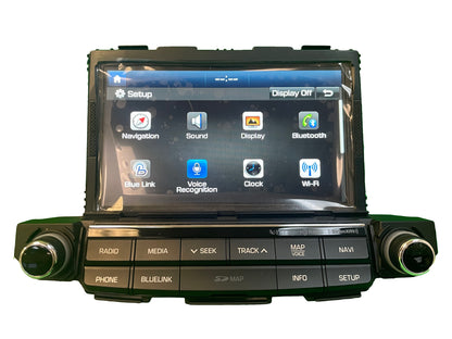 Refurbished 2016 - 2018 Hyundai Tucson OEM Infnity BlueLink Touch Screen Navigation GPS Radio Media Receiver