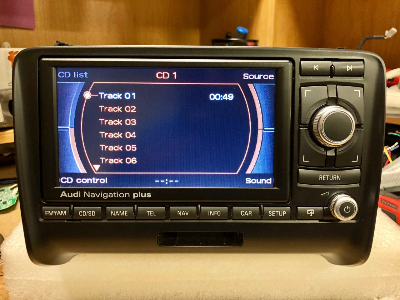 2008 2009 Audi TT Factory OEM Navigation Plus  AM FM Radio Receiver