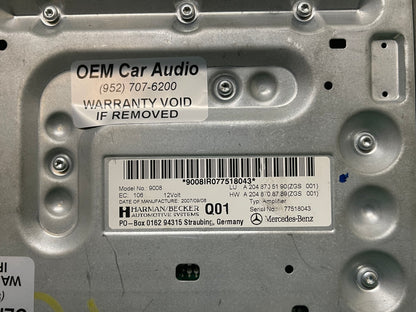 2008 - 2011 Mercedes Benz C-Class W204 OEM Harman Becker Premium Sound Audio Amplifier Amp 204 Type