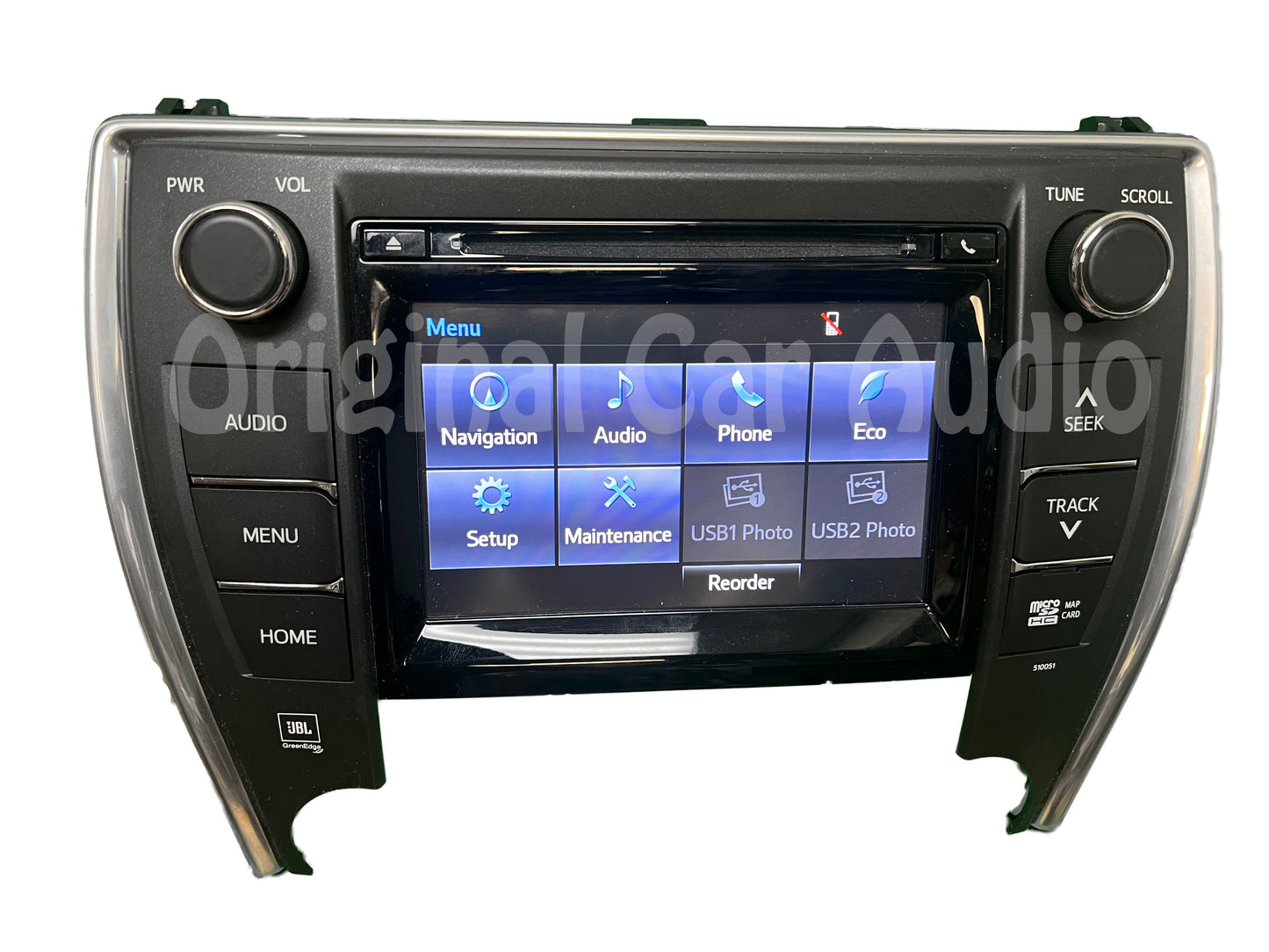2015 - 2017 Toyota Camry OEM JBL Green Edge Premium Sound AM FM Touch Screen GPS Navigation Radio Receiver 510051