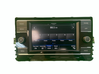 Refurbished 2020 Volkswagen Jetta OEM Media Touch Screen AM FM Radio Receiver
