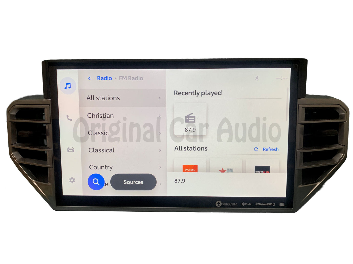 2022-2024 Toyota Tundra OEM AM FM XM JBL Silver Trim Display Screen Radio Receiver
