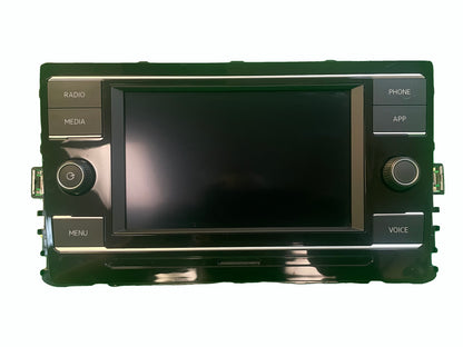2020 Volkswagen Jetta OEM Media Touch Screen AM FM Radio Receiver BOTTOM BLOCK ONLY