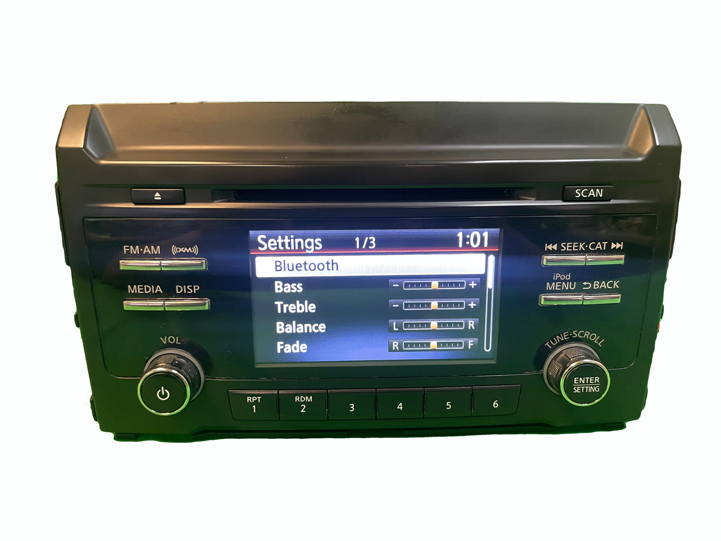 2016 - 2018 Nissan Titan XD AM/FM Radio CD Receiver Head Unit OEM