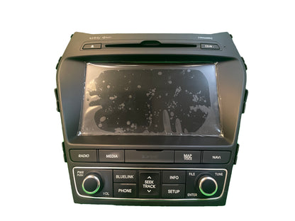 Reman 2017 - 2019 Hyundai Santa Fe OEM Navigation Bluelink HD Radio XM AM FM CD Player