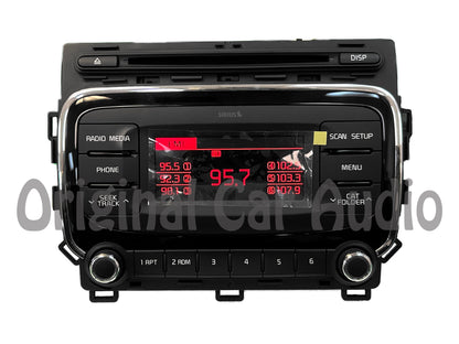 Refurbished 2017 - 2018 Kia Forte5 OEM AM FM SAT Radio CD Player Receiver