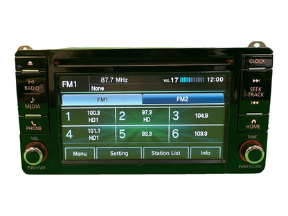 2016-2017 Mitsubishi Outlander Lancer OEM AM FM Radio Receiver CD Player Touch Screen Display