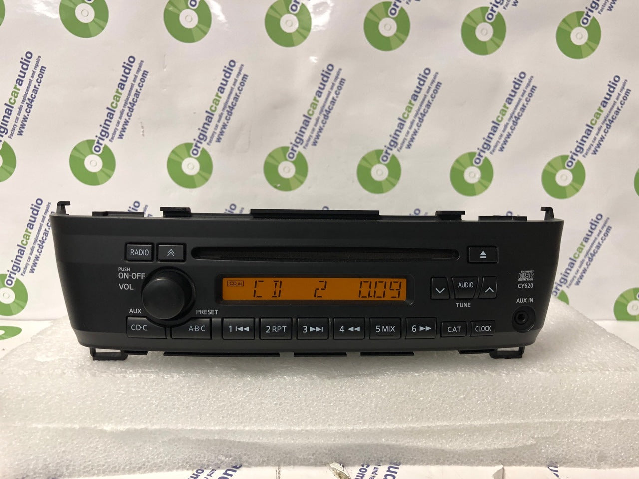 2000 - 2006 Nissan Sentra OEM AM FM Radio Stereo Single CD Player AUX Remote Changer Controls 7 Speaker 180 Watt System CY620, 28185 6Z760, 281856Z760, 28185-6Z760