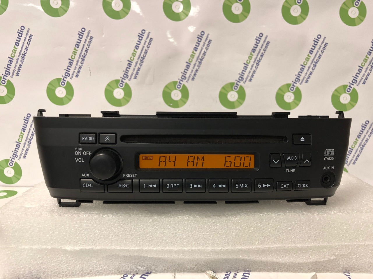 2000 - 2006 Nissan Sentra OEM AM FM Radio Stereo Single CD Player AUX Remote Changer Controls 7 Speaker 180 Watt System CY620, 28185 6Z760, 281856Z760, 28185-6Z760