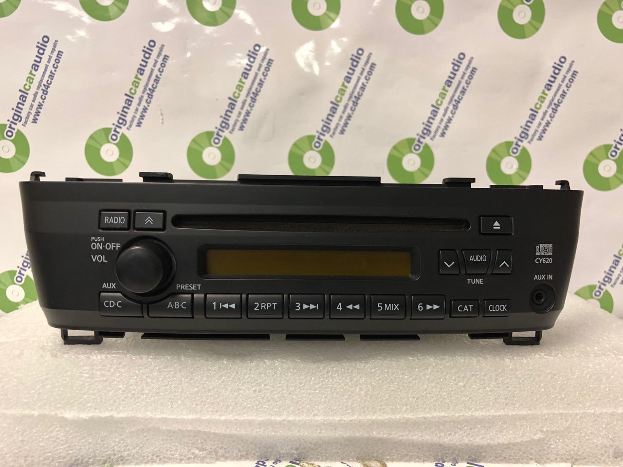 2000 - 2006 Nissan Sentra OEM AM FM Radio Stereo Single CD Player AUX Remote Changer Controls 7 Speaker 180 Watt System CY620, 28185 6Z760, 281856Z760, 28185-6Z760