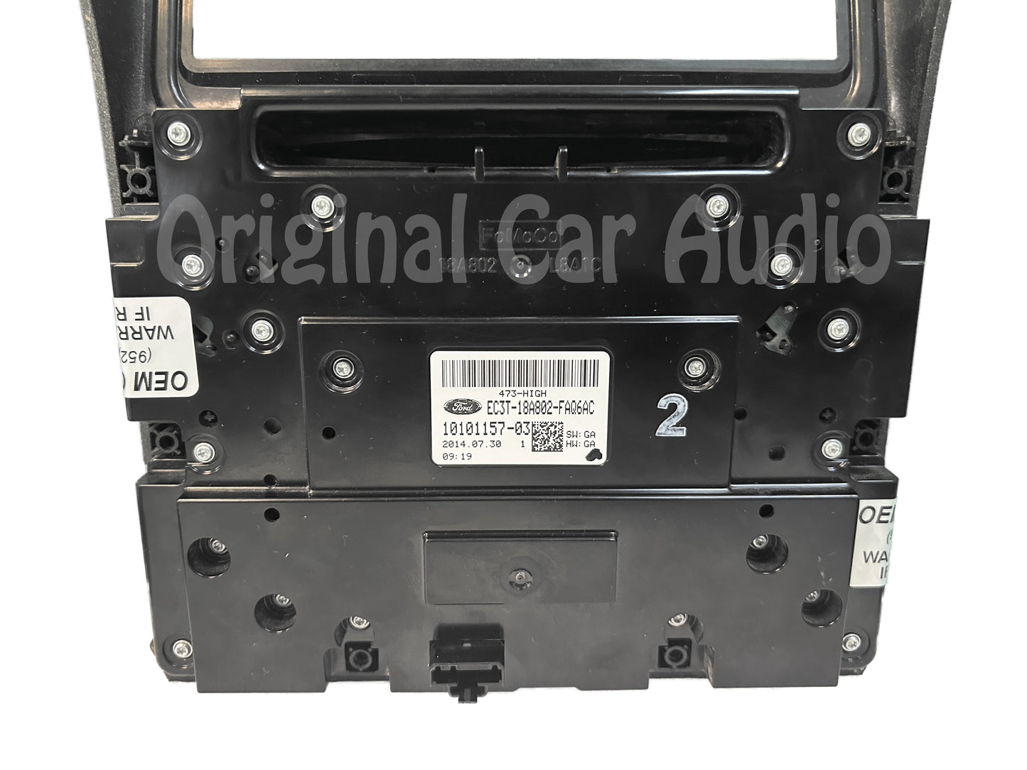 2013 - 2016 Ford F250SD F350SD OEM Audio Control Panel & Climate Control Trim