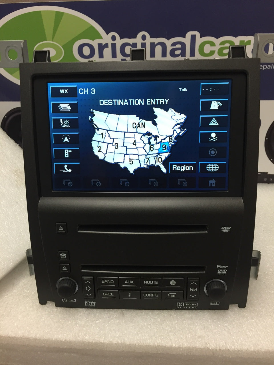 Cadillac STS DVD Navigation 6 Disc CD Player AM FM XM