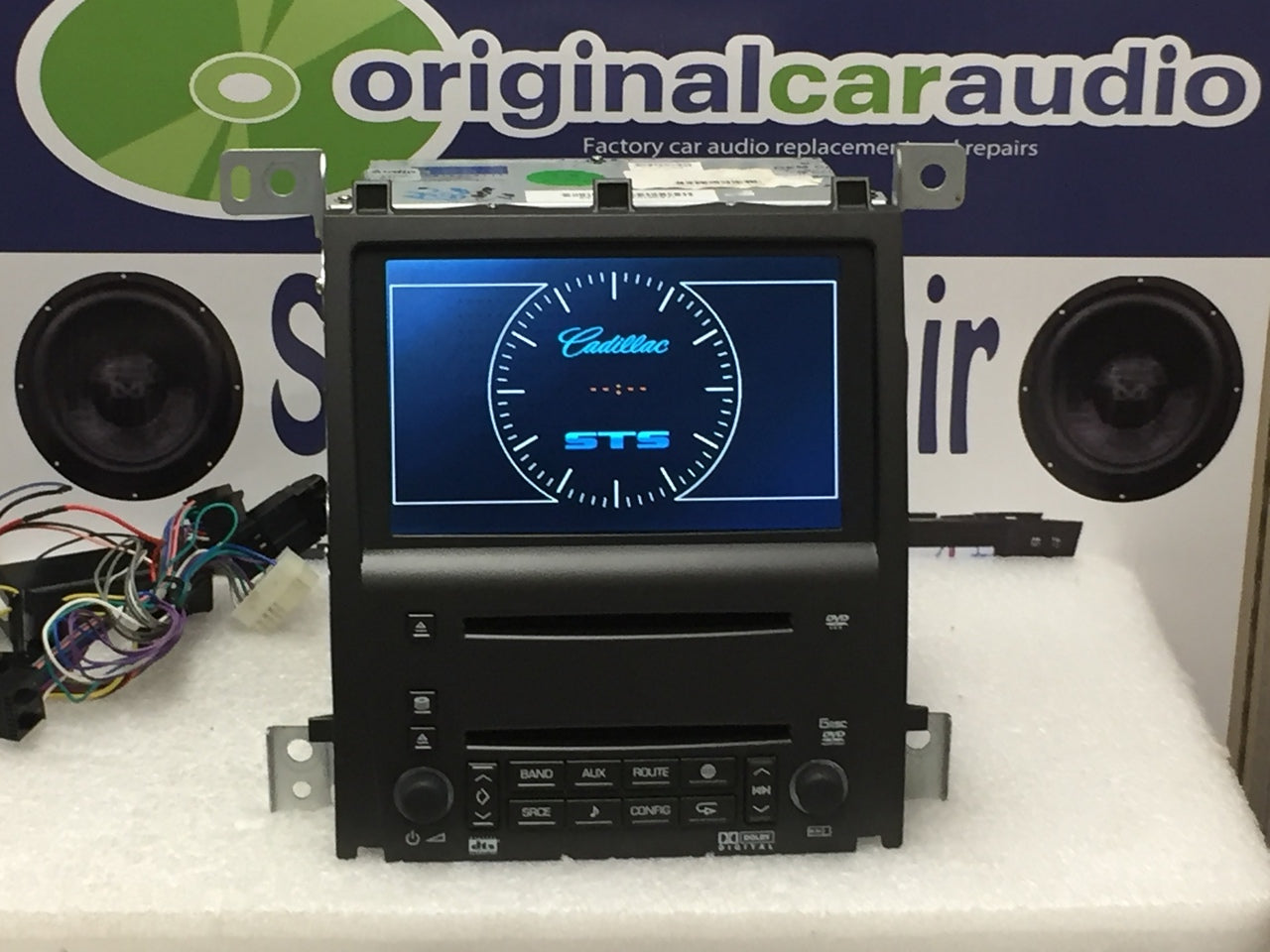 Cadillac STS DVD Navigation 6 Disc CD Player AM FM XM