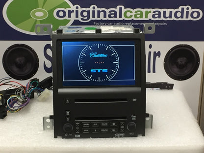 Cadillac STS DVD Navigation 6 Disc CD Player AM FM XM