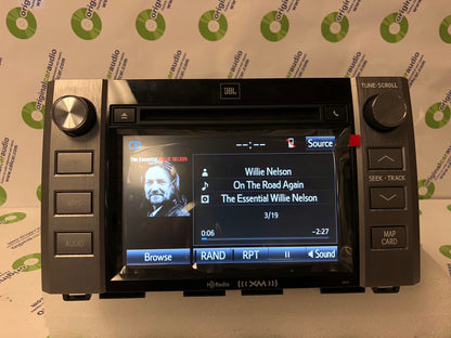 Refurbished 2014 - 2019 TOYOTA TUNDRA JBL OEM Radio CD Player GPS NAVIGATION XM BLUETOOTH Touch Screen