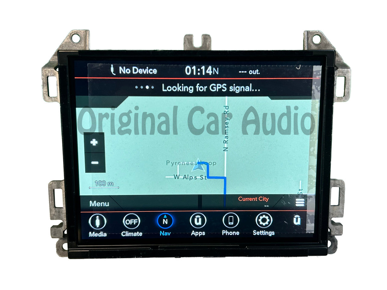 Refurbished 2018 - 2024 Jeep Gladiator Wrangler OEM UAQ Navigation Touch Screen Car Play Android Auto Multi Media App Radio Receiver
