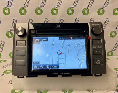 Refurbished 2014 - 2019 TOYOTA TUNDRA JBL OEM Radio CD Player GPS NAVIGATION XM BLUETOOTH Touch Screen