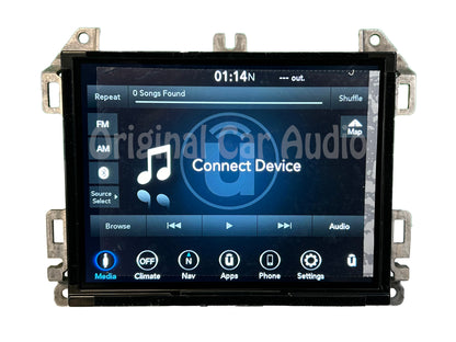 2018 - 2024 Jeep Gladiator Wrangler OEM UAQ Navigation Touch Screen Car Play Android Auto Multi Media App Radio Receiver