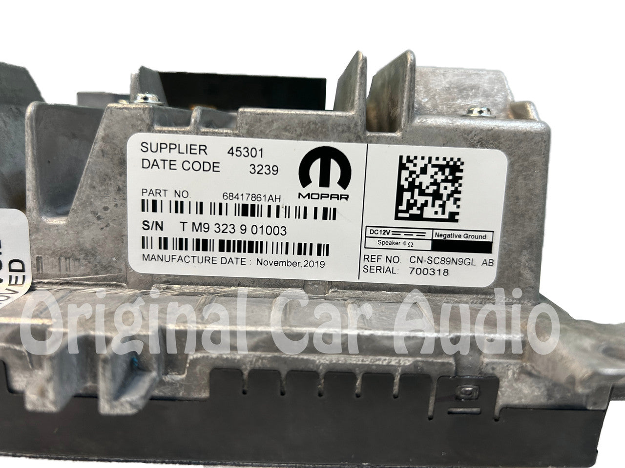 Refurbished 2018 - 2024 Jeep Gladiator Wrangler OEM UAQ Navigation Touch Screen Car Play Android Auto Multi Media App Radio Receiver