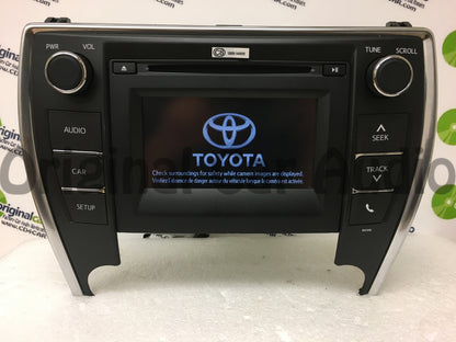 Refurbished 2015 - 2016 Toyota Camry OEM Touch Screen Display AM FM Radio Receiver 100366