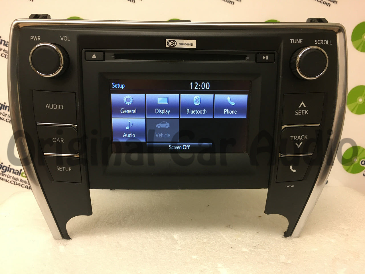 Refurbished 2015 - 2016 Toyota Camry OEM Touch Screen Display AM FM Radio Receiver 100366
