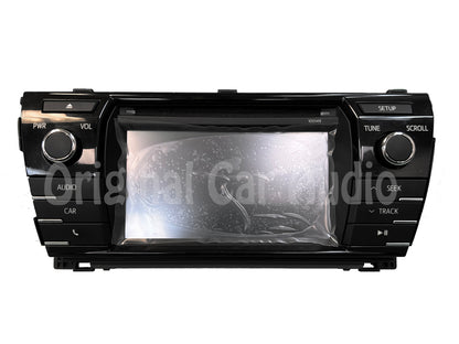 Refurbished 2014 2015 2016 TOYOTA COROLLA OEM HD AM FM XM Radio CD MP3 Player Touchscreen Bluetooth Receiver