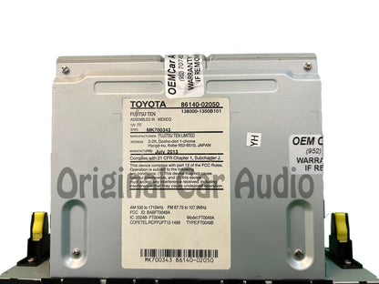 Refurbished 2014 2015 2016 TOYOTA COROLLA OEM HD AM FM XM Radio CD MP3 Player Touchscreen Bluetooth Receiver