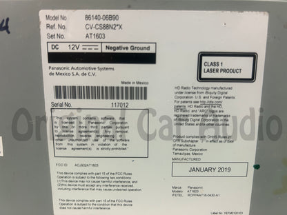 2018 - 2020 Toyota Camry OEM Navigation GPS JBL 8" Touchscreen Display Gracenote Entune AM FM HD Radio