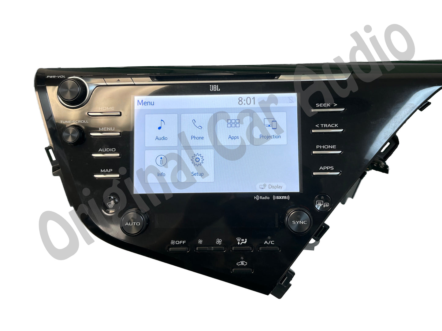 2018 - 2020 Toyota Camry OEM Navigation GPS JBL 8" Touchscreen Display Gracenote Entune AM FM HD Radio
