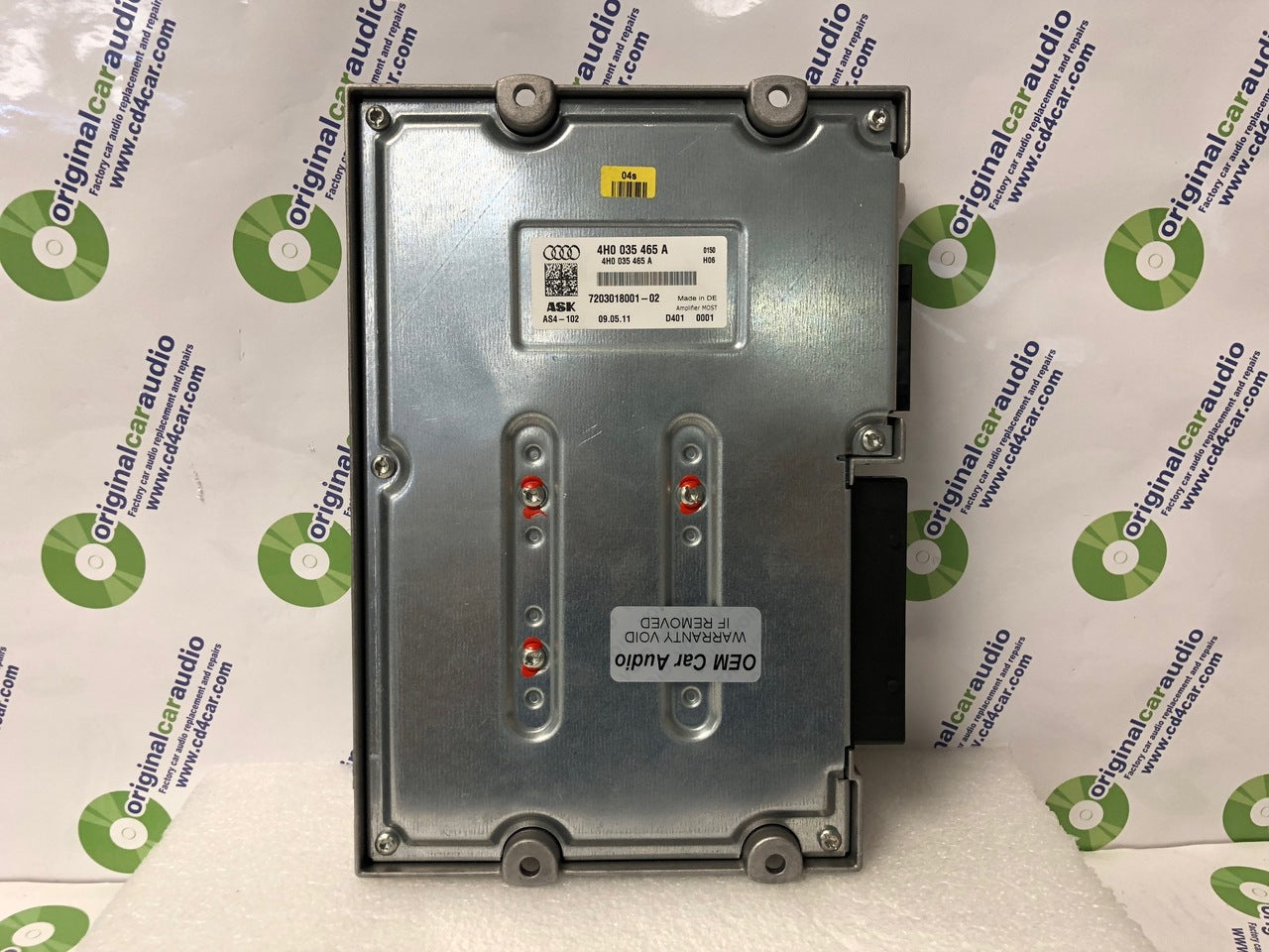 NEW 11 12 13 14 AUDI A8 S8 OEM BANG & OLUFSEN Amplifier 4H0 035 465 A