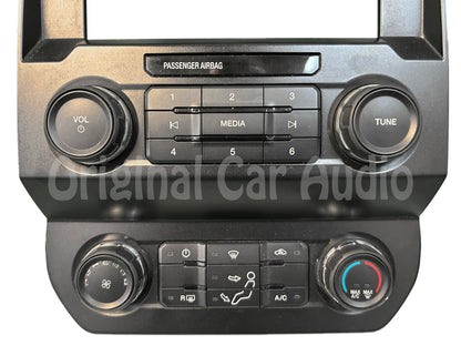 2019 - 2022 Ford F250 F350 F450 SuperDuty OEM 8" Touch Screen Radio Control Climate Control Panel w/Camera Option Bezel ONLY