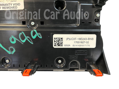 2019 - 2022 Ford F250 F350 F450 SuperDuty OEM 8" Touch Screen Radio Control Climate Control Panel w/Camera Option Bezel ONLY