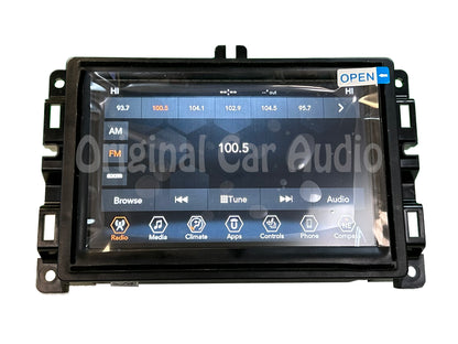 Refurbished 2018 - 2022 Jeep Renegade OEM 520 7" VP2 NAFTA SDAR GPS TBM Touch Screen Bluetooth Multi Media Radio Receiver VP2FRP