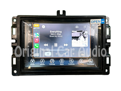 Refurbished 2018 - 2022 Jeep Renegade OEM 520 7" VP2 NAFTA SDAR GPS TBM Touch Screen Bluetooth Multi Media Radio Receiver VP2FRP