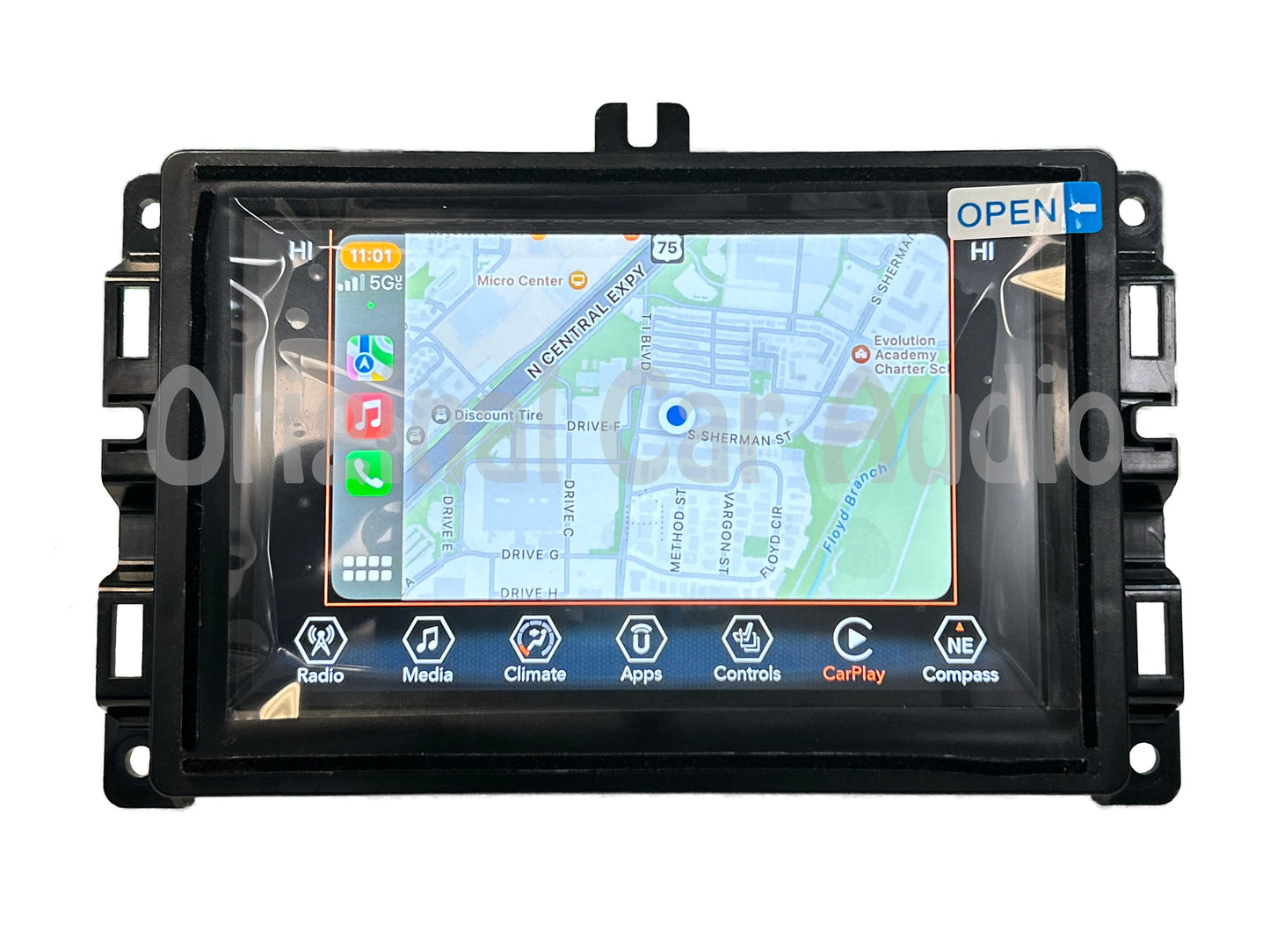 Refurbished 2018 - 2022 Jeep Renegade OEM 520 7" VP2 NAFTA SDAR GPS TBM Touch Screen Bluetooth Multi Media Radio Receiver VP2FRP