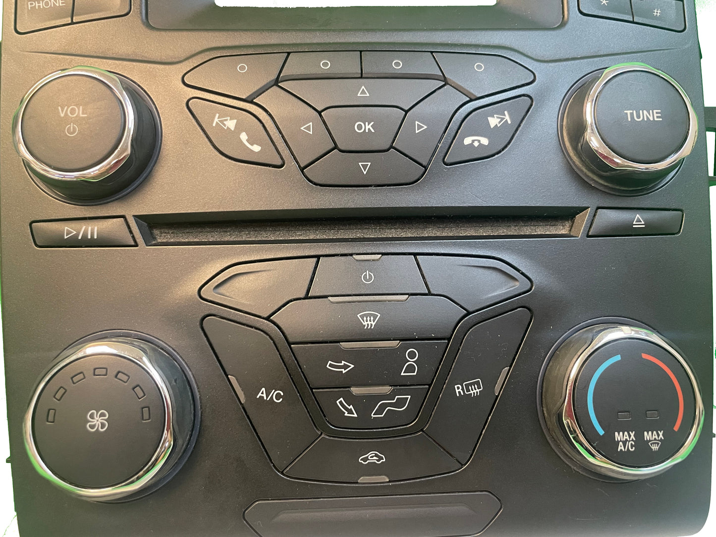 2013-2015 Ford Fusion OEM 4" Touch Screen Radio Control Climate Control Bezel ONLY