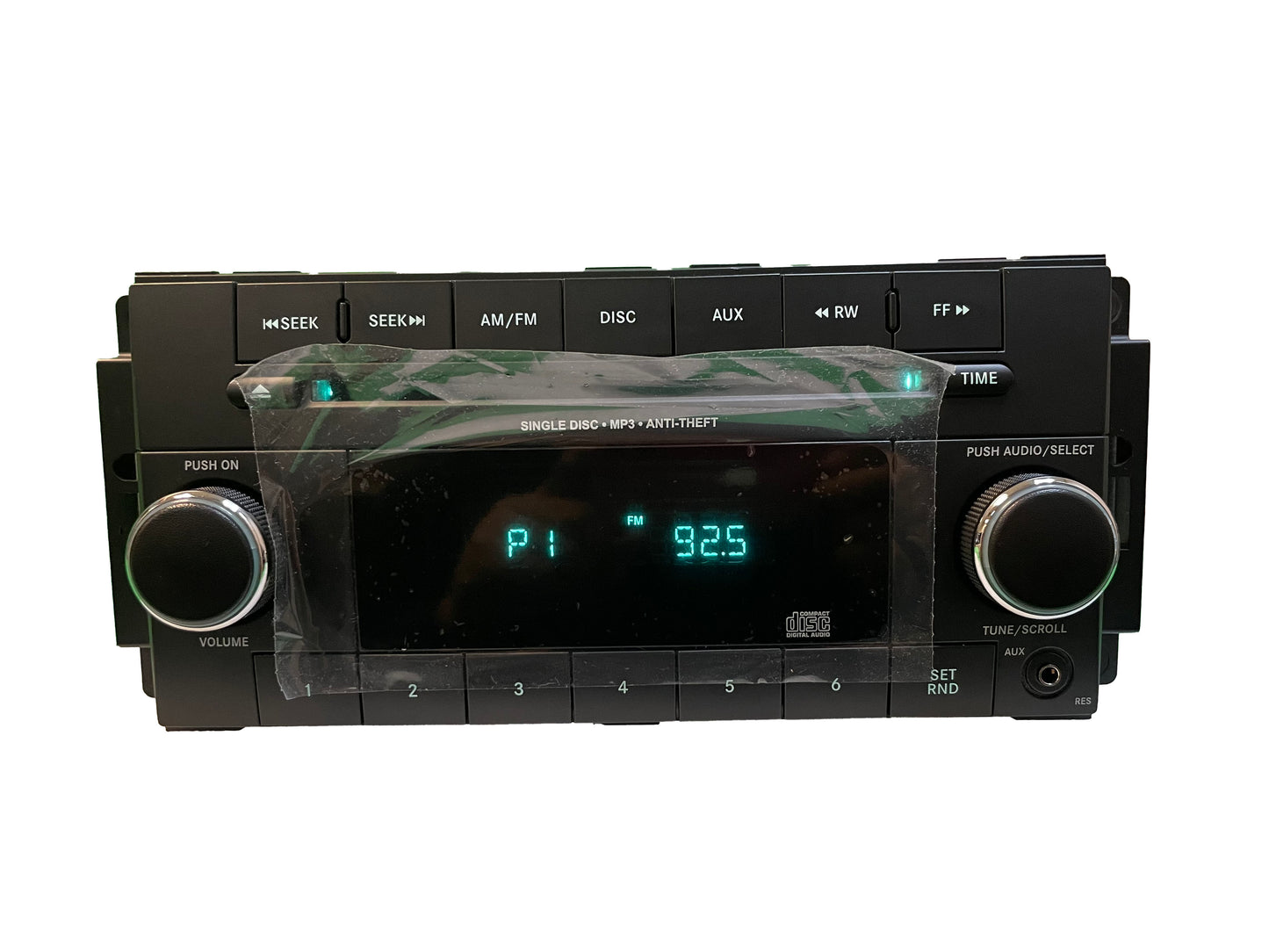 Reman 2007 - 2013 DODGE CHRYSLER JEEP OEM Radio MP3 WMA Single CD Player AUX Auxiliary RES