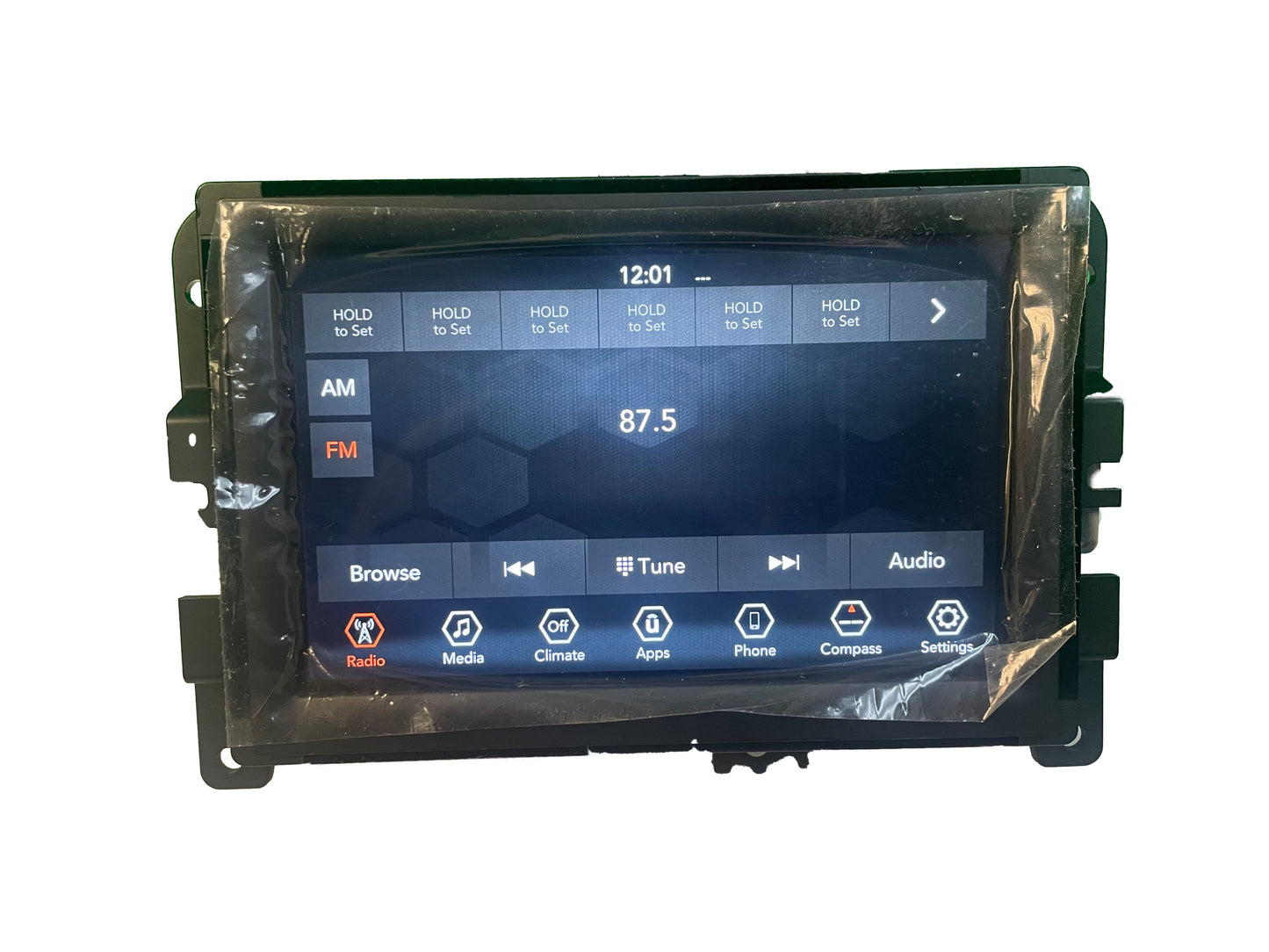 2019 - 2020 Chrysler Pacifica Voyager OEM AM FM Radio Display Screen VP2_7 RU NA
