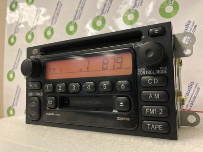 1995 - 2004 Toyota Tacoma OEM AM FM Radio Tape CD Player Receiver