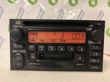 1995 - 2004 Toyota Tacoma OEM AM FM Radio Tape CD Player Receiver