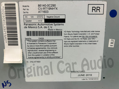 2019-2022 Toyota Sequoia OEM XM HD Nav Radio Receiver Assembly