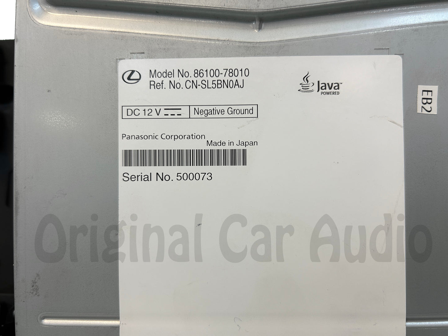 2022 - 2024 Lexus NX250 NX350 NX350H NX450H OEM Gracenote HD SiriusXm Navigation Media Touch Screen Display