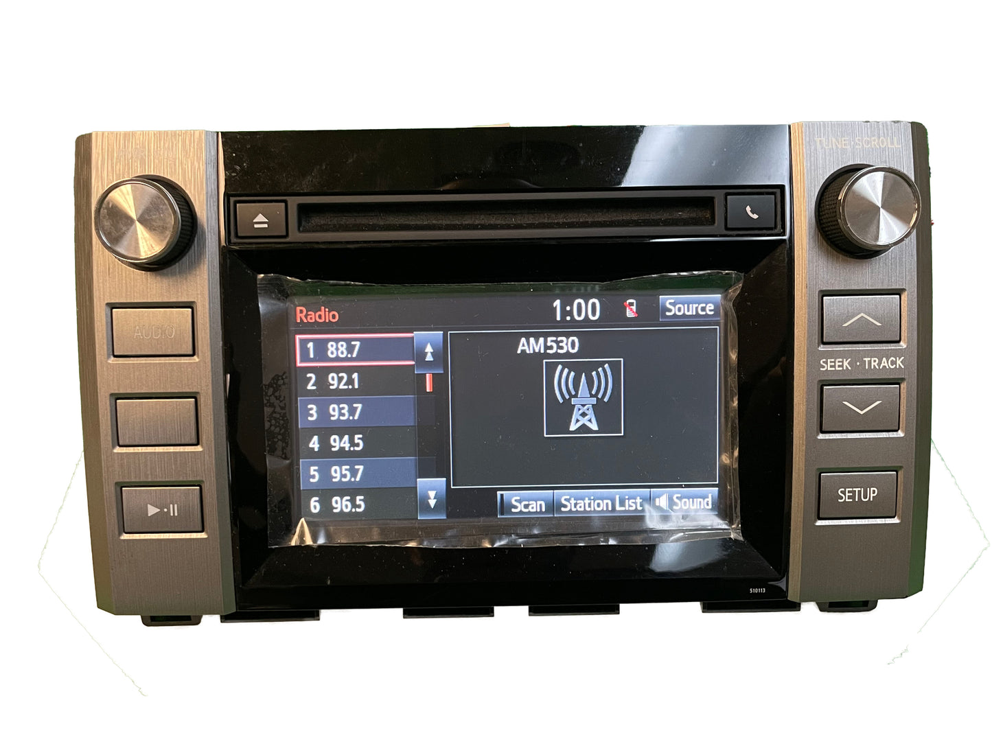 Refurbished 2014 - 2016 Toyota Tundra OEM Single CD AM FM Touch Screen Radio Receiver 510113