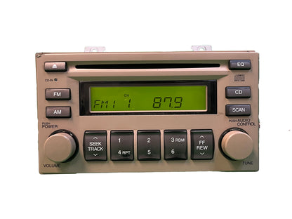 2005 - 2010 Hyundai Kia OEM AM FM Radio Stereo CD Player Receiver Tan