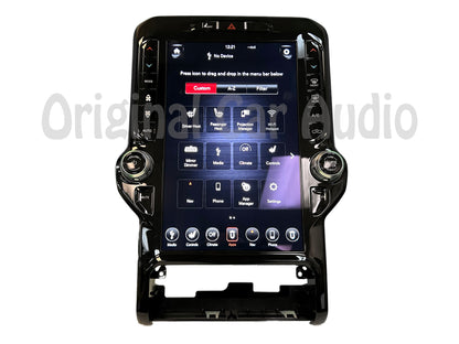 2019 - 2022 Dodge Ram 1500 OEM Navigation Center Stack 12" Touch Screen Display Control Panel P68456007AA, P68456007AB