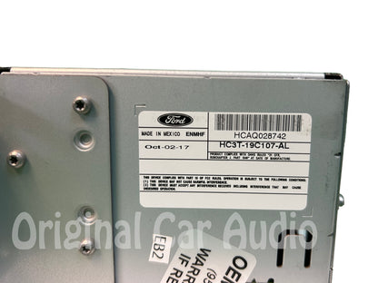 2017-2018 Ford F-250 F-350 OEM AM FM Radio Single Disc CD MP3 Player W/o Satellite
